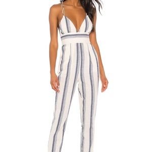 Superdown Evaline Stripe Jumpsuit XS